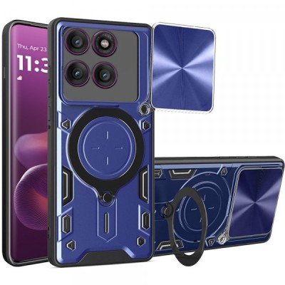 Husa pentru Motorola Edge 60 Pro, Techsuit, CamGuard Pro, Albastra foto