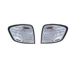 Set stopuri, lampa spate Mercedes Clasa ML (W164), 07.2005-06.2008, partea stanga, LED; fumuriu, transparent; Tuning,