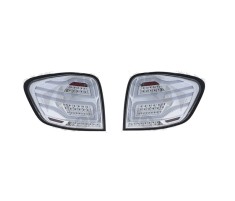 Set stopuri, lampa spate Mercedes Clasa ML (W164), 07.2005-06.2008, partea stanga, LED; fumuriu, transparent; Tuning,