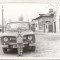 bnk foto Dacia 1100 pe o strada in Barcanesti , Prahova , 1969