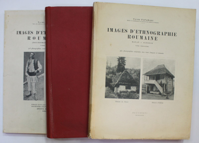 Images D&#039;Etnographie Roumaine de Tache Papahagi, 3 vol. - Bucuresti, 1928 - 1934