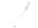 Cablu Alb 2x0,5mm2 cu Mufă &Icirc;n Unghi DC 5,5/2,1 1,5m