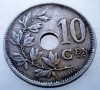 7.442 BELGIA 10 CENTIMES 1921 BELGIE, Europa, Cupru-Nichel
