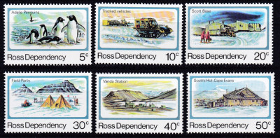 DB1 Fauna Ross Dependency 1982 Viata in Antarctica 6 v. MNH foto