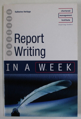REPORT WRITING IN A WEEK by KATHERINE HERITAGE , 2007 foto