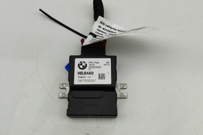 Unitate de control pompa de combustibil BMW 5 G30 2019 OEM: 9452468,55892110 31292574