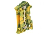 Conector &Icirc;mbinare Șine 0,5-10mm2 2 Borne Galben-Verde, TE Connectivity
