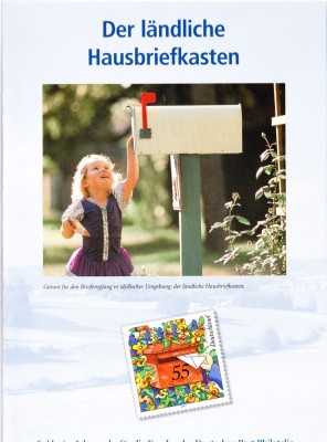 TSV$ - FDC CARNET GERMANIA DER LANDLICHE HAUSBRIEFKASTEN 2003 foto