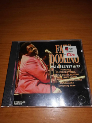 Fats Domino His Greatest Cd audio 1993 EEC VG+ foto