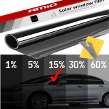 Folie fumurie pentru geamuri Dark Black 0.75 x 3m (15%) FAVLine Selection, Amio