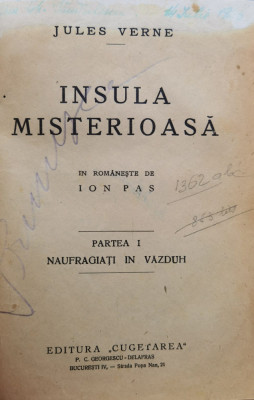 Insula Misterioasa Vol. 1-3 (legate Impreuna) - Jules Verne , C905 foto