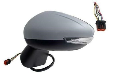 Oglinda usa exterioara Citroen C3 Aircross, 10.2017-, partea Stanga, reglare electrica; grunduit; incalzit; sticla convexa; geam cromat; 10 gauri / 6 foto