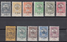 ROMANIA 1919 EMISIUNEA ORADEA TIMBRE DE BINEFACERE INUNDATIA 1913 SUPRATIPAR