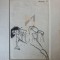 DAN DACIAN, &quot; NUD &quot; carbune/ hartie, 1989