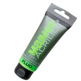 Cumpara ieftin Vopsea Acrilica Unghii Polycolor FLUO, 75ml, INGINAILS, Verde Fluorescent, Pictura Unghii, Gel, Acryl