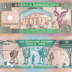 SOMALILAND 5 shillings 1994 UNC!!!