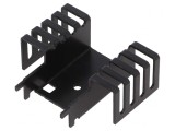 Radiator Extrudat Negru TO220 41.2mm x 51mm x 19mm