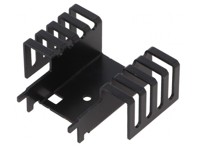 Radiator Extrudat Negru TO220 41.2mm x 51mm x 19mm