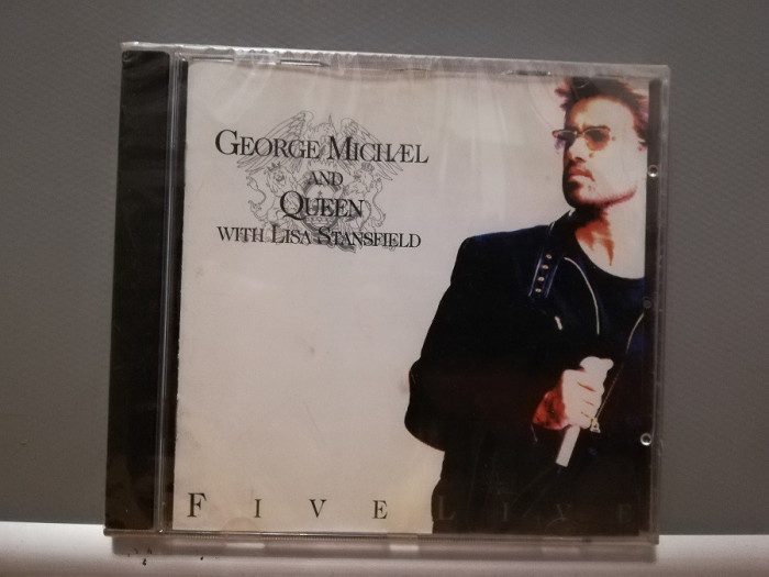 GEORGE MICHAEL and QUEEN - FIVE LIVE (1993/EMI/GERMANY) - ORIGINAL/Nou/Sigilat