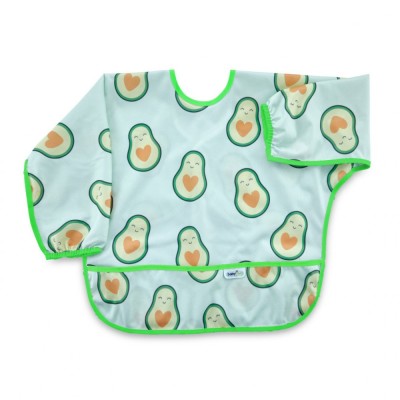 Sort cu maneci pentru activitati BLW, BabyJem, 33x74 cm (Model: Avocado) foto