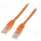 Patch cord Cat 5e, U/UTP, cross-over, 3m, QOLTEC - 52301