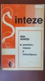 Sinteze umanism, viziune si intruchipare