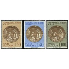 Vatican 1963 - Craciun, serie neuzata