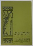 L ' ACCES DES CITADINS AU PAYSAGE RURAL , 1980