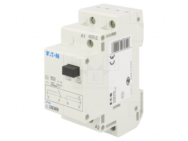 Releu Bistabil de Impulsuri DPDT 16A IP20 Z-S48/WW