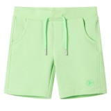 Cumpara ieftin Pantaloni scurți pentru copii, verde fosforescent, 140