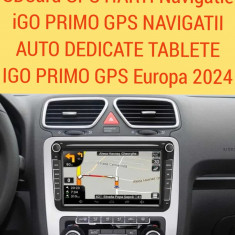 SDCard GPS HARTI Navigatie iGO PRIMO GPS NAVI AUTO TABLETE IGO GPS Europa 2024