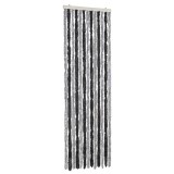 Cumpara ieftin Perdea pentru insecte, gri si negru, 56x200 cm, chenille