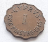 216. Moneda Cipru 1 piastre 1946, Europa