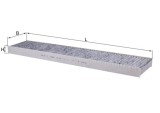 Filtru habitaclu KNECHT cu carbon activ LAK226