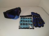 Cumpara ieftin Set accesorii moto -off road-atv-bicicleta-tricicleta:Ochelari,manusi si cagula, marimi;M,L.XL