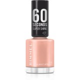 Rimmel 60 Seconds Super Shine lac de unghii culoare 112 Almost Apricot 8 ml
