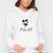 Hanorac dama alb - f*ck off Mickey Mouse - S