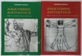 ANATOMIE ARTISTICA de GHEORGHE GHITESCU , VOLUMELE I - II , 2000