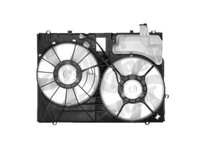 GMV radiator electroventilator Lexus RX, 2004-2009, RX350, motor 3.5 V6, benzina, 338/338 mm; cu vas expansiune, foto