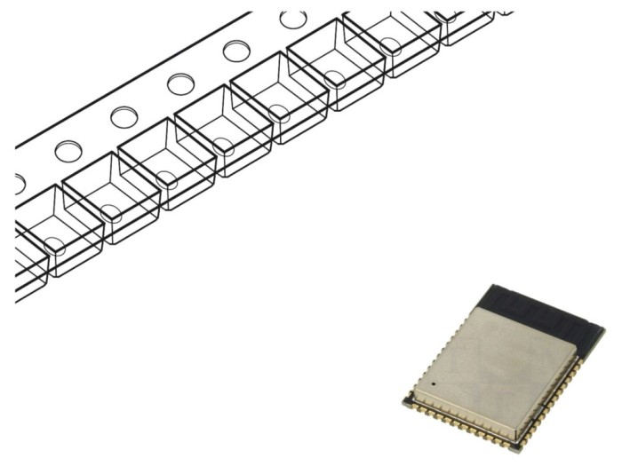 Modul IoT WiFi PCB, 4MB FLASH, SMD