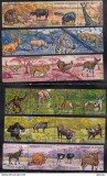 BURUNDI 1971-Animale africane-Streifuri de cate 5 timbre nestampilate MNH