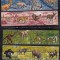 BURUNDI 1971-Animale africane-Streifuri de cate 5 timbre nestampilate MNH