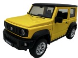 Macheta Suzuki Jimmy galben 1:24 sunete si lumini deschide usile si capotele