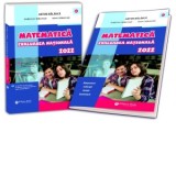 Matematica. Evaluarea Nationala 2022. Clasa a VIII-a + Brosura raspunsuri, indicatii, solutii si comentarii
