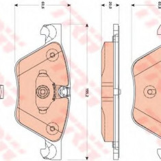 Set placute frana,frana disc BMW Seria 5 Touring (F11) (2010 - 2016) TRW GDB1882