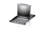 Distribuitor KVM LCD 17&quot; PS/2-USB VGA 16 porturi cu Daisy-Chain, ATEN CL5716M