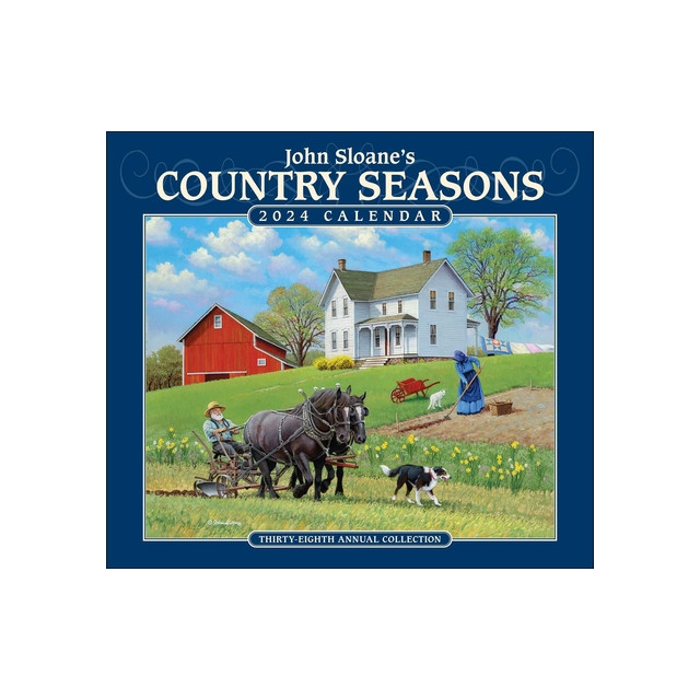 John Sloane&#039;s Country Seasons 2024 Deluxe Wall Calendar