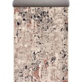 Traversa Festonata Surfilata, Model Anny 33016-106, Inaltime Fir 7 mm, Latime 0.58m, Marime 58 x 300 cm, Albastru, Bej, Caramiziu, Ruginiu, Antialergi
