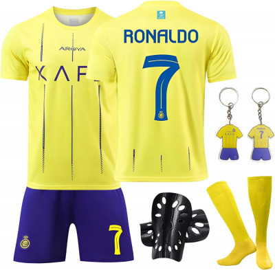 Set Ronner tricou de fotbal pentru copii, echipat cu tricouri, pantaloni scurți foto