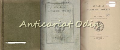 Annalile Academiei Romane - Sesiunea Extraordinaria A Anului 1879 - 1880 foto